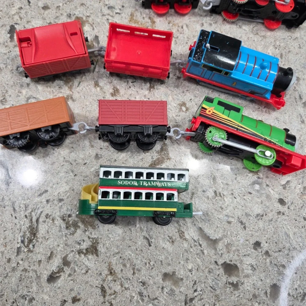Thomas & Friends TrackMaster Lot(8) Thomas Percy Hiro Sodor Tramways Unmotorized